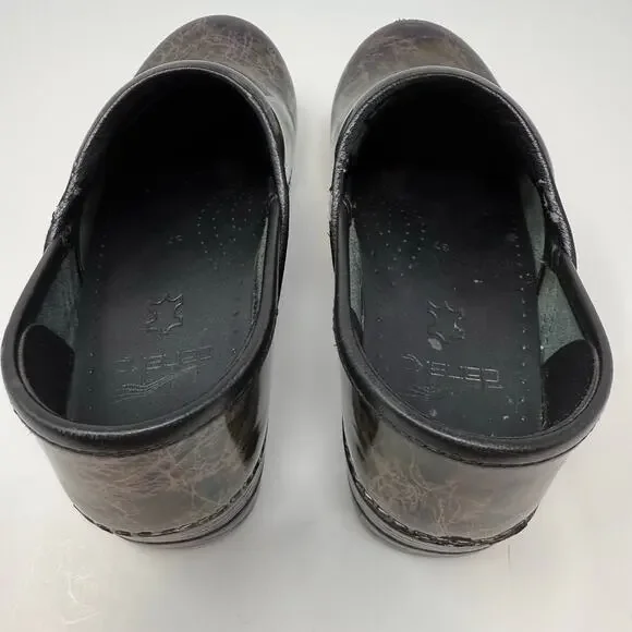 Dansko Professional Clogs Women's 37 Lightning Black Nursing Shoe - Picture 12 of 16